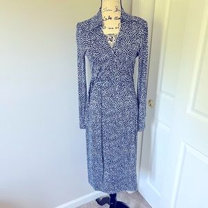 DVF midi wrap dress